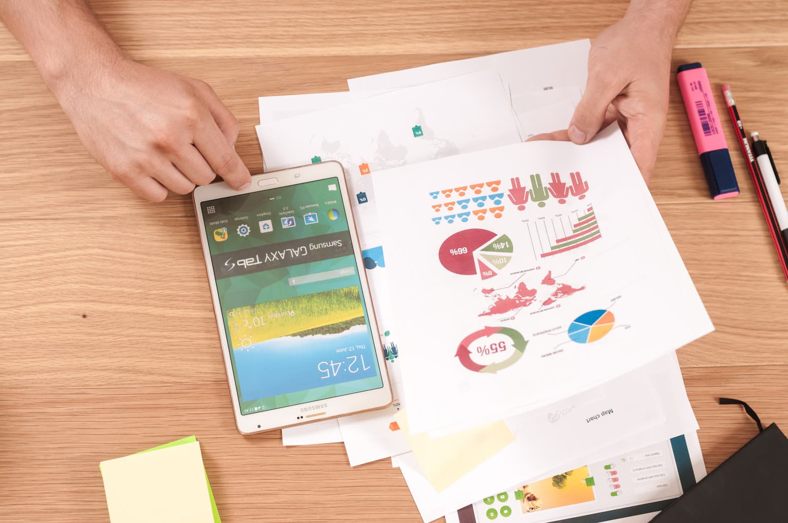 Charts and planning materials for credentialing timelines